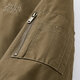 Jeep (JEEP) fleece jacket men's winter warm thickened pilot jacket pure cotton workwear casual cotton coat men's large size cotton jacket camel XL recommended weight 150Jin Jin equals about 0.5 kg