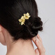 Kamalun (KAMALUN) elegant flower hairpin high-end comb hairpin 2025 new U-shaped hairpin temperament new Chinese style cheongsam headwear hairpin + brand gift box without engraving