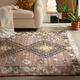 
Visual flavor imported handmade natural jute carpet retro living room bedroom versatile living room floor mat SD-15886 80x150CM 80x150CM suitable for bedside