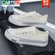 Cartelo Tolevas Chaussures Spring and Automne Chaussures en tissu respirant Chaussures masculines 2025 Nouveau étudiant à la mode et polyvalent Sports et chaussures de planche décontractées A1391 Rice noir 40