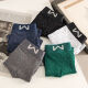 Modal Men's Was's Starry Sky Print Pure Algodón ALTODA ALTAVABLE ALTA COMENDIDOS PERSONALIZADOS PERSONALIZADOS PERSONALIZADOS Medio Wisty Shorty HypB3294 [blanco + verde + azul + negro 4 tiras 3xl Recomendado 150-170Jin [Jin equivale a 0.5 kg]
