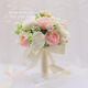 Hand-held flowers bride Korean wedding wedding marriage marriage certificate simulation bouquet forest wedding photography props hand-held flowers Three lives Three Worlds wrist flowers
