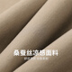 与狼共舞【含桑蚕丝】刺绣短袖T恤2025夏季新款印花亲肤圆领休闲上衣6037 卡其701 L (175)