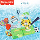 Fisher-Price Jungle Animal Tail Bubble Book Baby Hand Book Infant and Child Early Education Enlightenment Toys Birthday Gift Gift Gift Gift Gift Gifts