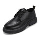 Feili Xidi leather shoes men's shoes Derby business low-top small leather shoes youth casual shoes 880 black single 41
