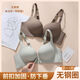 Ancient and modern (GUJIN) thick models are available. New front-button seamless underwear to hold breasts and prevent sagging. Girls' no-wire comfortable bra. Front-button burgundy single piece. XL. Suitable for 38/85AB (thick model)
