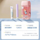 易旅（Etravel）旅行牙刷套装便携牙刷牙膏牙杯三件套洗漱杯清洁套装单人款贝儿粉