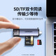 Green Connect Card Reader Camera SD Card TF Multifunktion USB3.0 Hochgeschwindigkeit interner Speicherkarten-Computer-USB-Festplatte für Apple 16 Huawei Mate70ccd Verbindung OTG Mobiltelefon externe USB30 Dual Card Reading Aluminium Shell Security Protection Card HD Bildausgabe Ausgabe