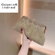 CosmicKindred new rhinestone handbag with cheongsam evening dress bag hand grab bag chain diamond bag celebrity dinner bag golden