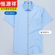 
Hengyuanxiang men's pure cotton free short-sleeved white shirt men's summer new casual formal suit shirt men DX6629 38