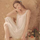 Princess Yu Zhaolin nightgown for women in summer ice silk palace pajamas sweet sexy lace suspender short-sleeved home clothes