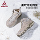 Humtto Wanderschuhe Herren im Freien und Winter Anti-Rutsch-Schlitten wasserdichte hochgepolsterte Colstered Cross-Country-Schuhe Wanderschuhe Frauen Khaki Herren 3520 39