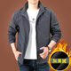 Playboy Charge Coat Men's Spring and Autumn Men's American Auth con Viento a prueba de viento a prueba de viento a prueba de viento para hombres Autumn Sports Blue oscuro 9888 sin vellón M