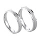RHM platinum rings for men and women, galaxy platinum couple rings, customized closed wedding rings, Valentine's Day gifts for girlfriends, platinum galaxy couple rings, pair + certificate + gift box
