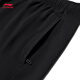 Li Ning Краткие спортивные штаны для мужчин 2024 Новая дышащая ткань Твердое цветовое спорт и повседневные шорты AKSU679 Black (679-1) 3XL 190