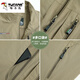 Woodpecker vest men's summer multi-pocket middle-aged photography travel mountaineering vest thin fishing large size vest quick-drying jacket 1906 khaki 2XL