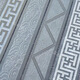 XMSJ Guide d'onde chinoise Fil antique dix mille caractères motif en arrière de ligne de plinthe de ligne de ligne de ligne de bord à bord bordure de bord à bord à bord fermé à bord à bord de la ligne de retour 30601,8 cm