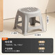 
Xitianlong plastic stool household small stool bathroom bath non-slip low stool toilet adult children changing shoes footstool 1 handful of glacier ash [high 23CM]