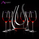 LUCARIS imported crystal wine glass set wineware glass goblet wine glass decanter swan decanter + 6 Riesling 255ML