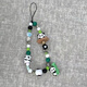 Beiyipin Panda Mobile Phone Lanyard Mobile Phone Chain Wrist Lanyard Short Bead String Chain Women's High-end Sense Pendant Hand-proof Drop Pendant Personalized Cute Pet Pendant
