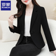 ROMON New Chinese Style Suit Jacket Women's Spring and Autumn New Fashion High-end Feminine Casual Professional Commuting Suit Top Burgundy 2XL Recommended 125-135 Jin Jin equals 0.5 kg