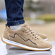 Old Beijing cloth shoes canvas shoes men's work shoes lightweight breathable casual driving classic board shoes men's shoes blue cloth 9902 43