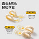 Betas complementary food spoon baby learning to eat training fork spoon baby eating complementary food spoon children's tableware set Cheese white