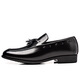 Voiture classique transfrontalière de grande taille British Business Casual Leather Shoes Youth Versatile Coréen Men's Chaussures noir 9923 38
