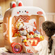 Aozhijia-máquina de garra de juguete para niños, casa de juegos para niñas de 3 a 6 años, muñeca con clip extra grande, máquina gashapon, regalo de cumpleaños