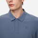 
AIGLE [New Product in Spring and Summer] Aigao Shirt UPF50+UV Anti-Ultraviolet Cooltouch Cool Short Sleeve Men Swamp Blue BI702 L (180/96A)
