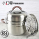 Supor soup pot small steamer 304 stainless steel with double bottom and thickened small red ring to prevent scalding for cooking porridge RT24AA2 RT26AA2 standard 26cm free of charge