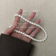 Blumendekoration Manor Shijia Perlenkette, Licht Luxus Französische Retro-Schlangekette Neues Sinn Halskette Valentinstag Chinesischer Valentinstag C-699 Sechs mm