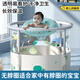 MAILE KID儿童游泳桶婴儿0-3岁洗澡桶透明泡澡桶可折叠可视浴桶宝宝游泳池
