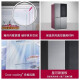 Refrigerador de ventana de la ventana de doble puerta LG6555 [suplemento nacional 15%] que hace el hielo completamente automático de hielo refrigerado por aire sin aire y la conversión de frecuencia de ahorro de ahorro de energía Silver S653MPY33D