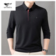 
SEPTWOLVES Autumn New Counter Flagship Men's T-shirt Long Sleeve Lapel Loose POLO Middle-aged High-end Business Casual Sweatshirt 9918 Bean Green 2XL 180 Suggestions 150-165