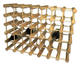 J.K. AdamsJ.K.Adams JK Adams Wood Modular Wine Rack with Natural Pins, 40 Bottles, Maple