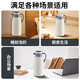 Insulated kettle household large capacity insulated kettle hot water kettle thermos water bottle dormitory thermos tea bottle cup thermos off-white 1.9L digital display model