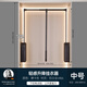
XMSJ light-sensing wardrobe hanging shank pull-down adjustable telescopic wardrobe cabinet underwear widening accessories hinge greater than 2.5 cabinet width 898-1098 mocha color