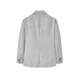 Jiumuwang Men's Suit Jacket Men [74.5% lana, mismo estilo en el centro comercial] 2025 Spring Haute Couture Casual Suit Versión estándar + Palabra de caucilos poco profundo + JX7EV15321 M 170/92a (48)