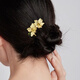 Kamalun (KAMALUN) elegant flower hairpin high-end comb hairpin 2025 new U-shaped hairpin temperament new Chinese style cheongsam headwear hairpin + brand gift box without engraving