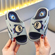 Children's slippers for big children in summer cartoon thick-soled non-slip household slippers for boys and babies for boys and girls to wear outside Eggboy - Gray 30-31 sizes 19cm inner length