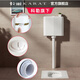 
Kalikole Bathroom 3/6 liter Squat toilet tank mute large impulse wall hanging double button 11978T-Slim 3/6 liter water tank 11978T-M-WK