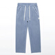 Verdadero Pantalones casuales de tenis Visley para hombres Retrase 2025 Nuevo verano Pantalones largos de seda de patio ancho delgado para hombres 1048 Azul [Tiansi] XL [135-155Jin [Jin equivale a 0.5 kg]]]