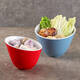 Yonghuanmide slanted bowl commercial imitation porcelain hot pot restaurant tableware plastic vegetable lettuce bucket self-service seasoning sauce small bowl z009 white