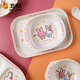 WUHE KINDERSNORTSPLATTE A5 Metamine Tabelle Cartoon Bowl Teller Kinder glückverheißend