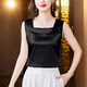 Femme 2025 Nouveau sommet de la chemise intérieure en 2025 Top sans manches pour les femmes gris l