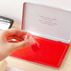 Deli Red großgröße Druckplattform Schnelle trockene Tinte Eisenbox-Druckplattform Red Square Oil Accounting Supplies Indonesian Box 9893/extra großer Metalldruckplattform