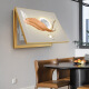 Renjuyi Light Custom Luxury Meder Box Pintura de decoración de la sala de estar de la sala de estar de la sala de estar moderna Pintura colgante sin potencia Cubierta del interruptor principal K12189 60*45 (Bloqueo de 50*35 cm) Marco negro hidráulico