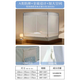 Mercury Home Textiles Clase A Hogar Baby Anti-Fall Mosquito Net de tres puertas 150*200 Gray [Soporte de enlace]
