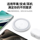 绿联适用苹果无线充电器iPhone16/15/14/13ProMax/12/X/8P华为小米三星安卓手机耳机15W桌面充电板底座
